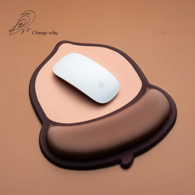 Wrist Rest Gel - لوحة ماوس مكتبية على شكل بلوط