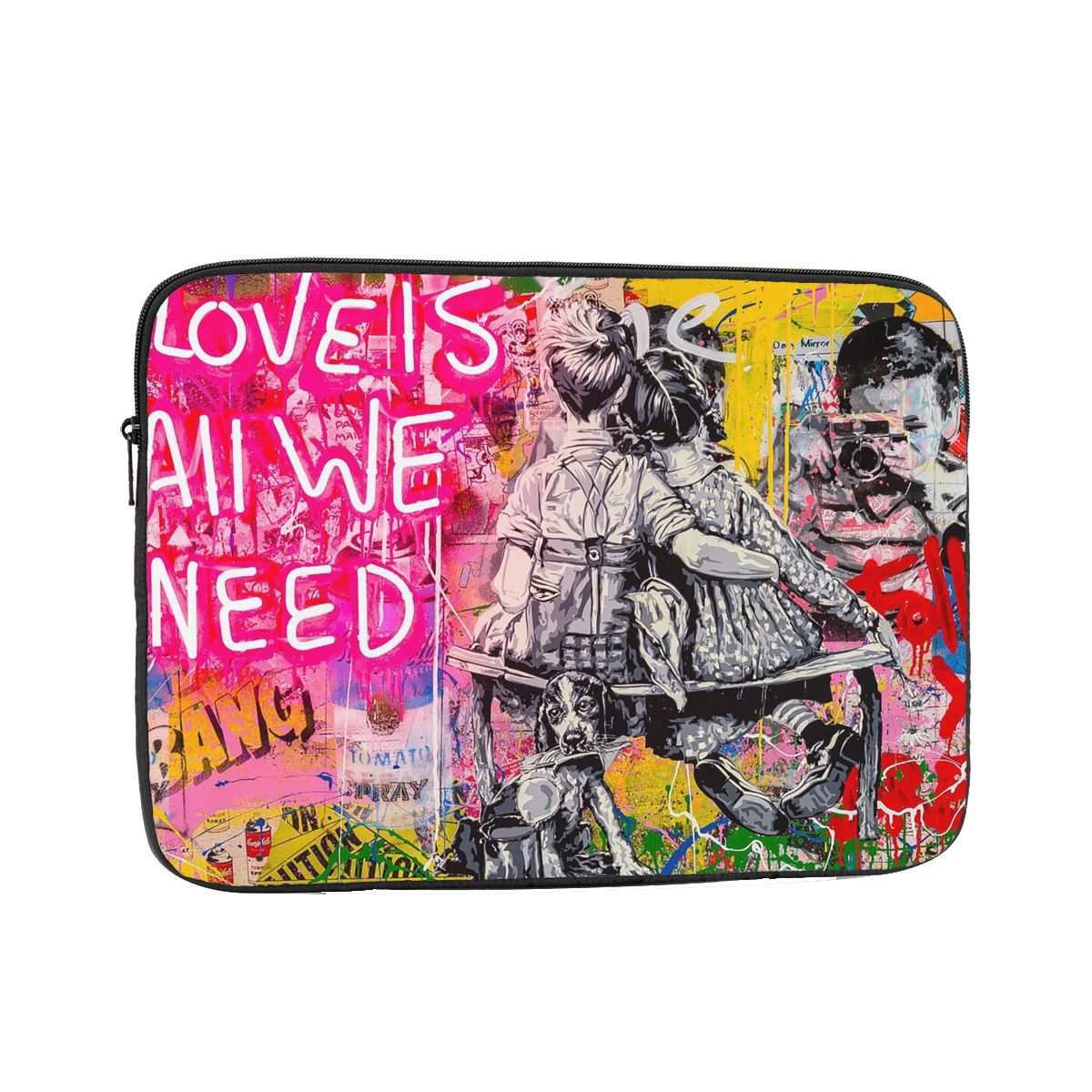 Laptop Sleeve Neoprene - كمبيوتر محمول بطانة كم بانكسي 12