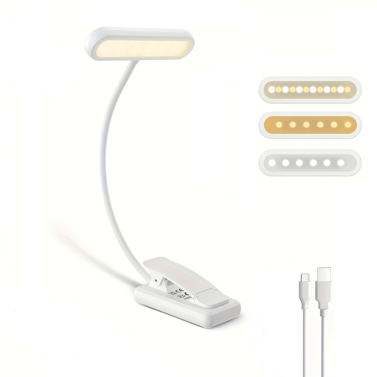 Laptop Accessories Light - ضوء محمول قابل للتركيب على الكتب،