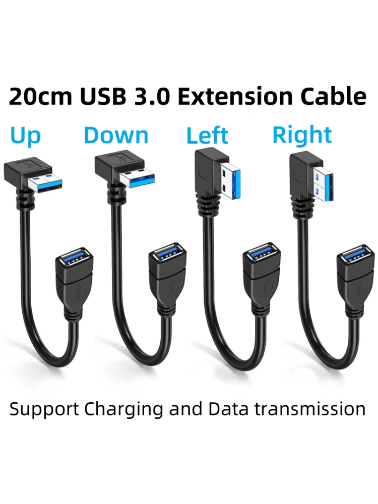 Laptop Accessories Women - 0.2 متر USB 3.0 تمديد كابل