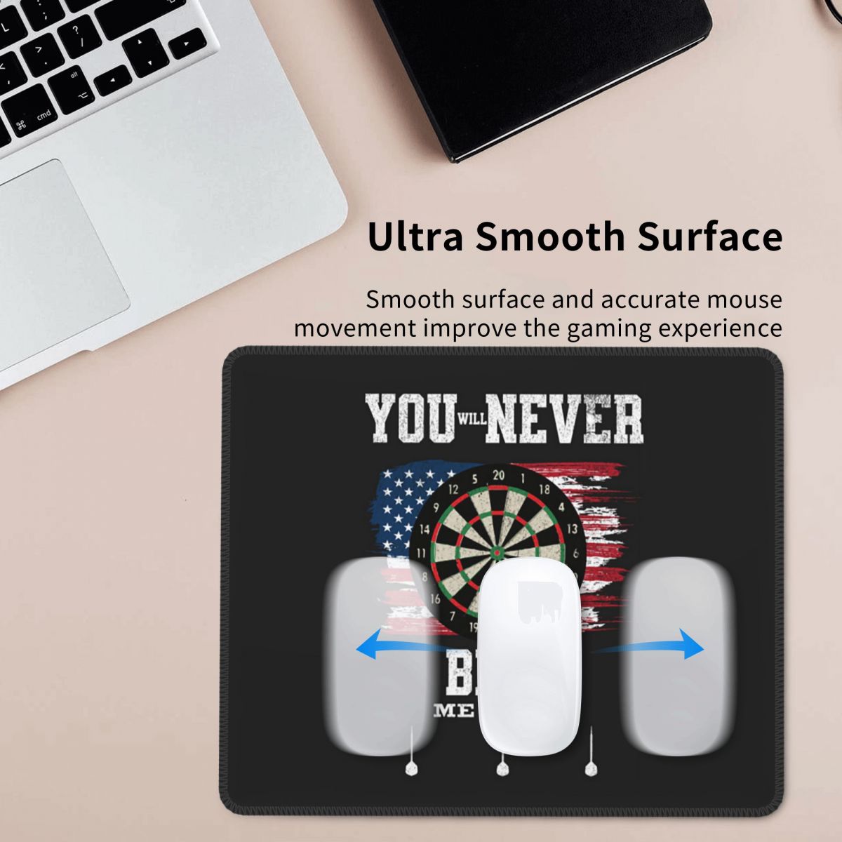 Laptop Accessories Target - لوحة ماوس متعددة الأحجام مع لوحة