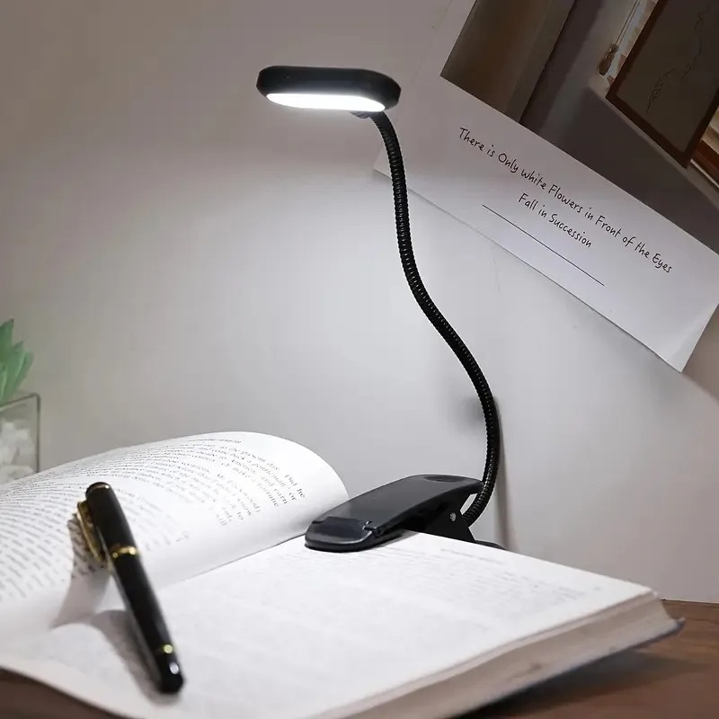 ضوء كتاب LED صغير مع مشبك، يعم - مراجعة Laptop Accessories Light وسعره