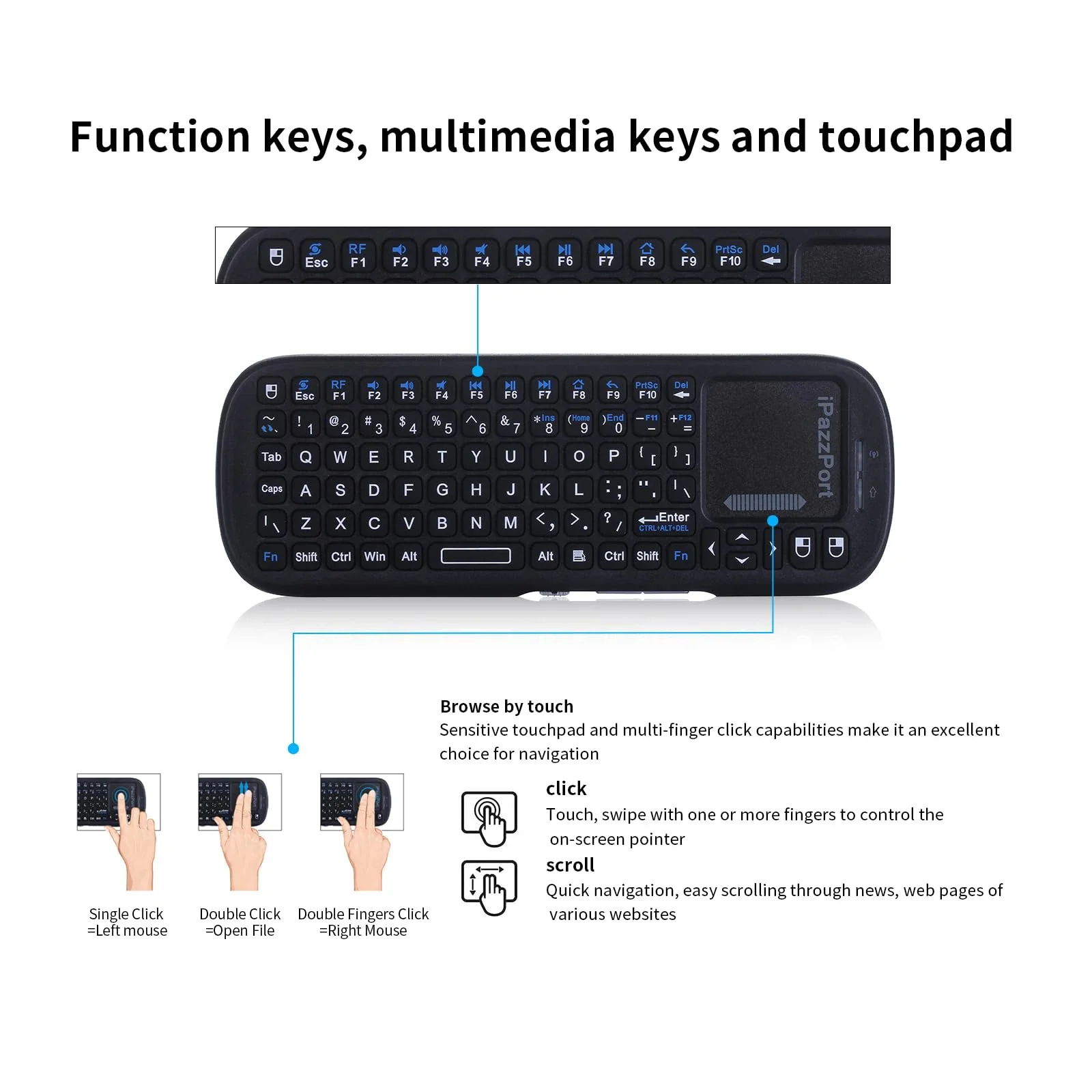 لوحة مفاتيح لاسلكية صغيرة من I - مراجعة Laptop Accessories Combo وسعره