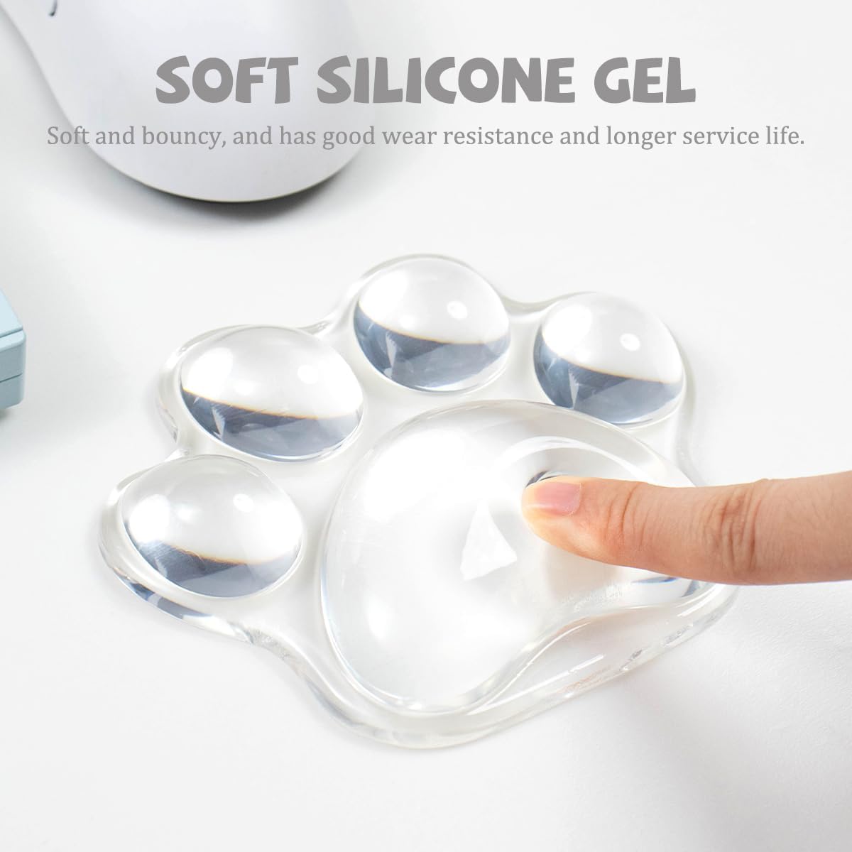 وسادة ماوس ألعاب لطيفة شفافة ب - مراجعة Wrist Rest Gel وسعره
