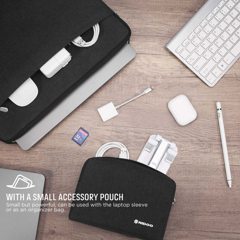 NIDOO مقاوم للماء محمول كم حقي - مراجعة Laptop Accessories Bag وسعره