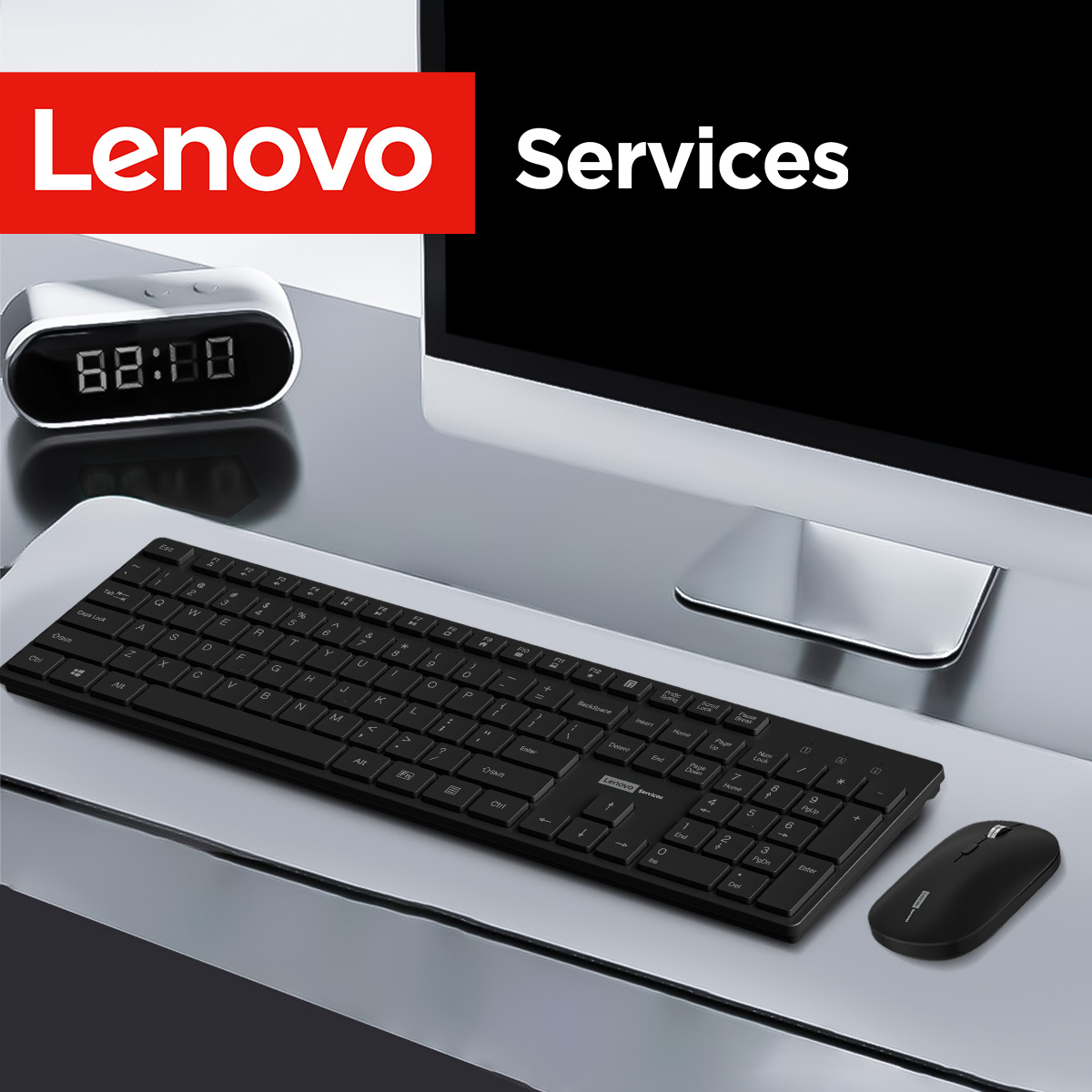 لينوفو KN220 مجموعة لوحة مفاتي - مراجعة Laptop Accessories Combo وسعره