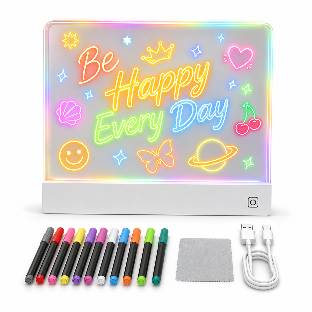 لوحة رسم LED تعمل باللمس، لوحة - مراجعة Laptop Accessories Light وسعره
