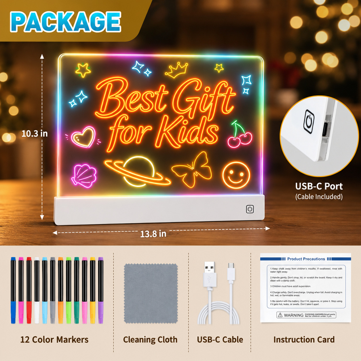 لوحة رسم LED تعمل باللمس، لوحة - مراجعة Laptop Accessories Light وسعره