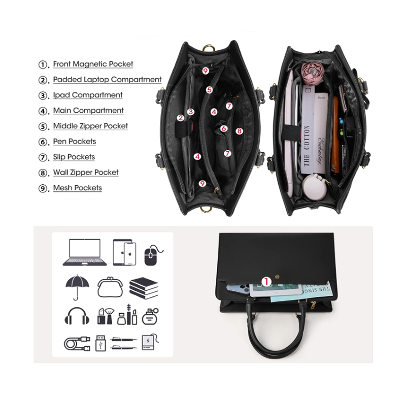 حقيبة لابتوب مقاومة للماء للنس - مراجعة Laptop Accessories Women وسعره