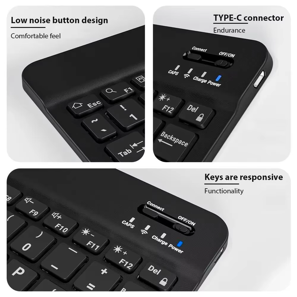 لوحة مفاتيح لاسلكية بلوتوث لله - مراجعة Laptop Accessories Combo وسعره