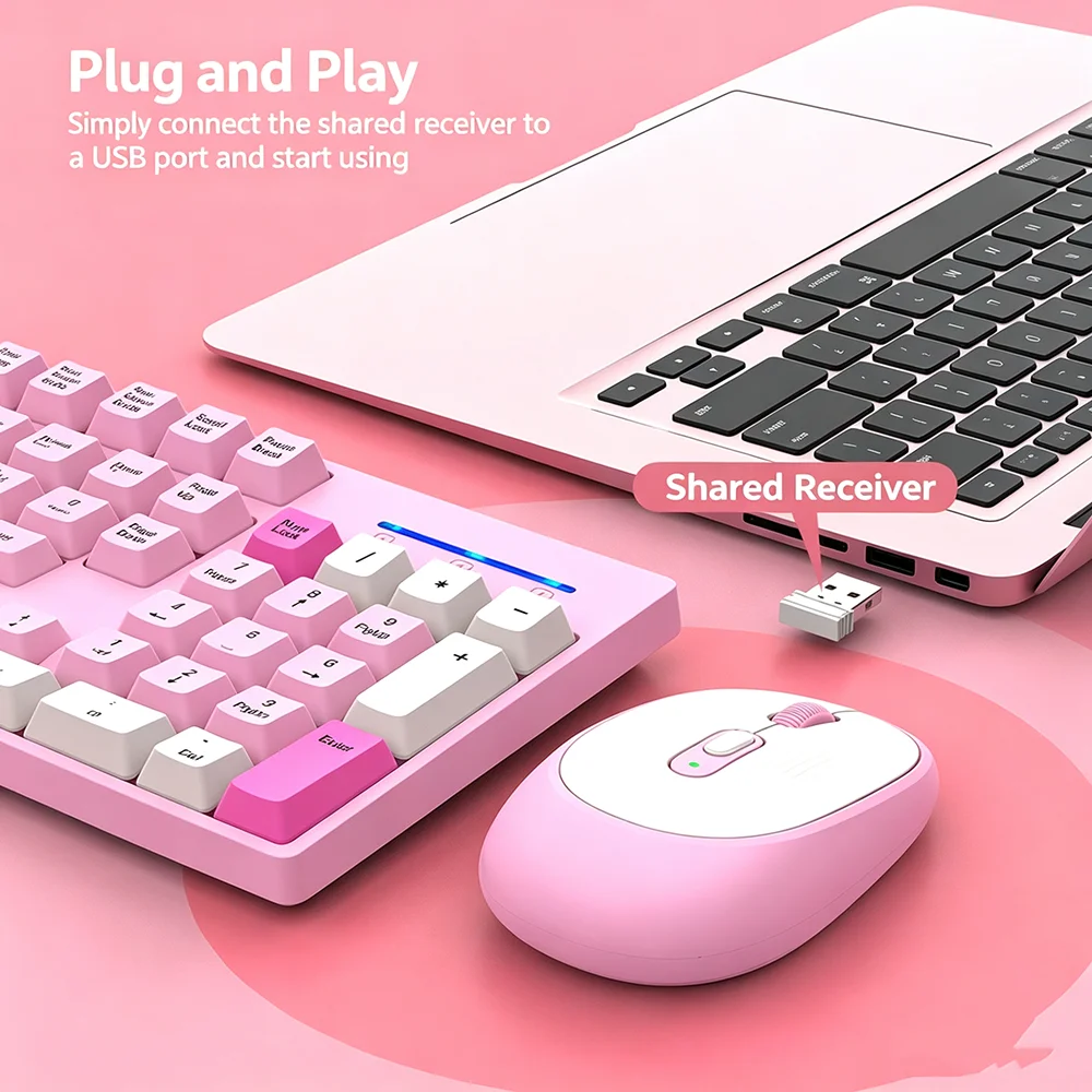 مجموعة لوحة مفاتيح وماوس لاسلك - مراجعة Laptop Accessories Combo وسعره