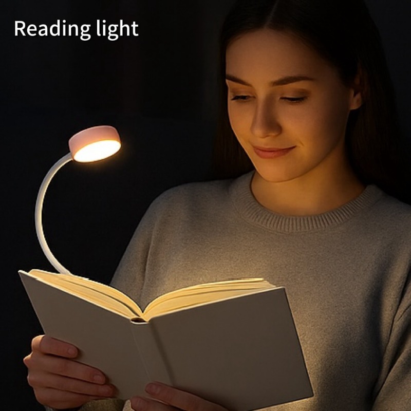 مصباح قراءة LED محمول يعمل بال - مراجعة Laptop Accessories Light وسعره