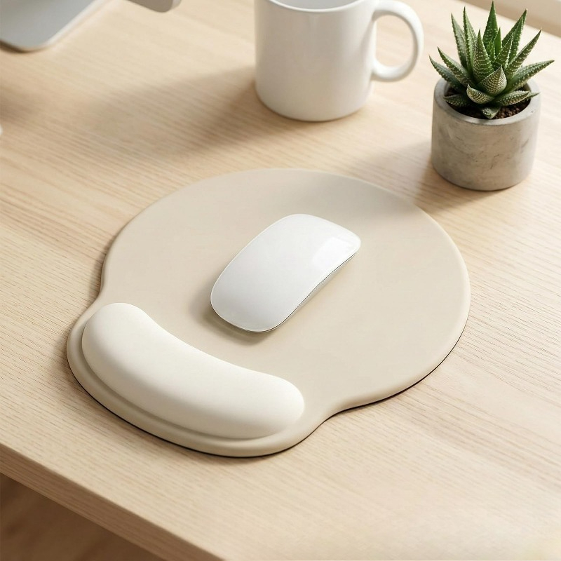 وسادة ماوس سيليكون مع مسند معص - مراجعة Wrist Rest Gel وسعره