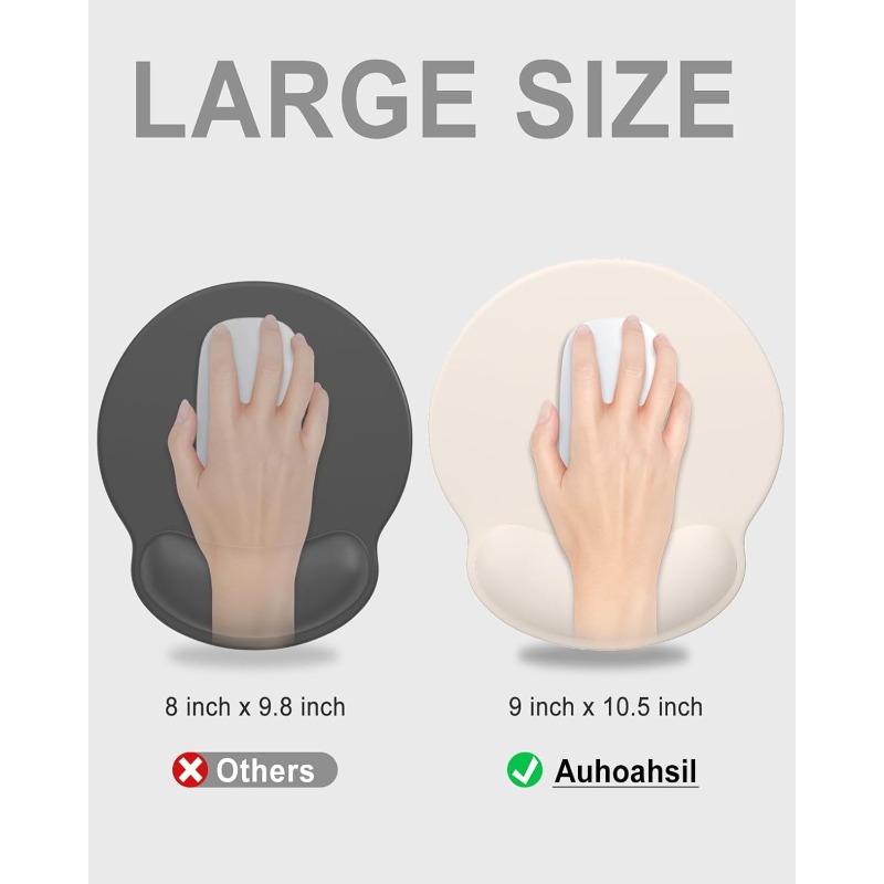 وسادة ماوس سيليكون مع مسند معص - مراجعة Wrist Rest Gel وسعره