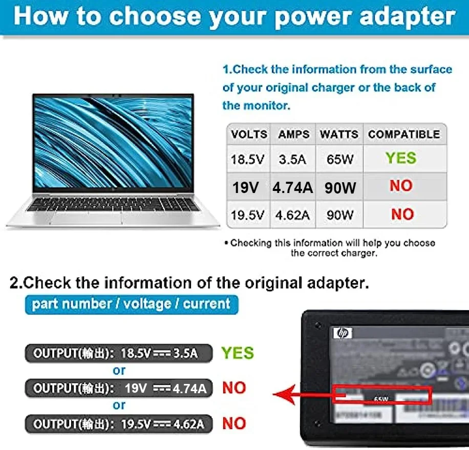 شاحن محول تيار متردد للكمبيوتر - مراجعة Laptop Accessories Shop وسعره