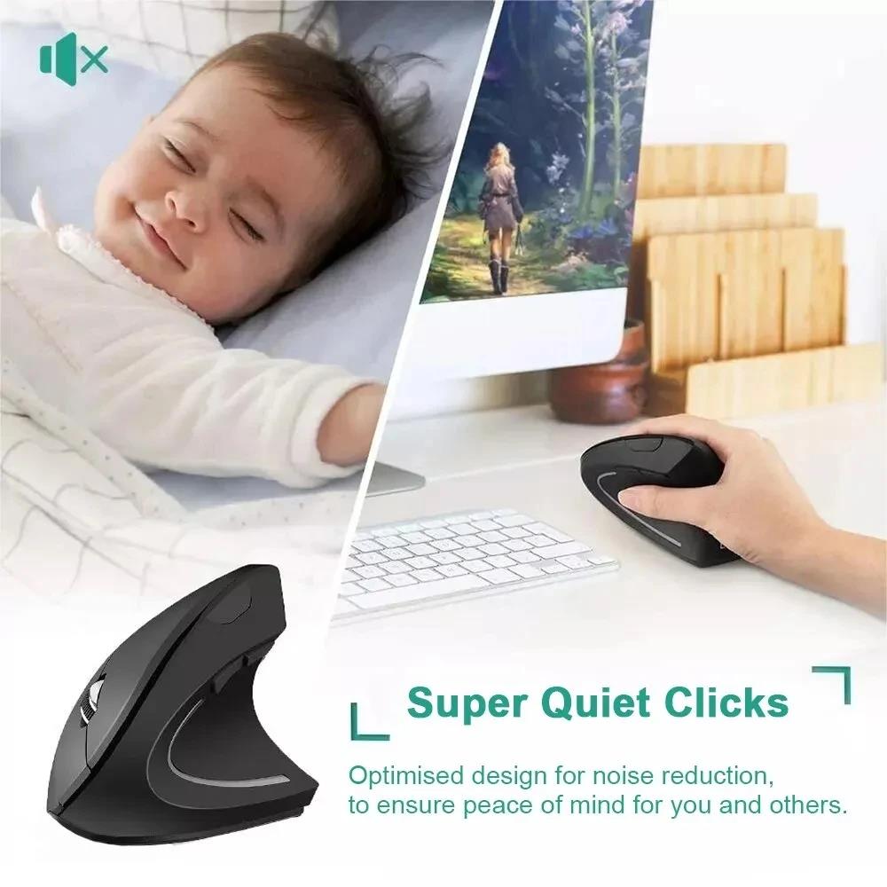 ماوس عمودي بصري صامت مريح للاس - مراجعة Laptop Accessories Kit وسعره