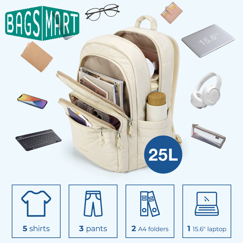 حقائب لابتوب من BAGSMART، حقيب - مراجعة Laptop Accessories Women وسعره